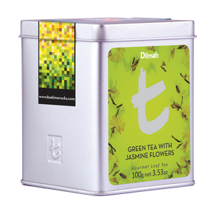 DILMAH LUXURY GREEN TEA WITH JASMINE FLOWERS TEA