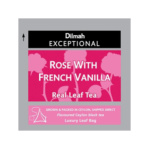 DILMAH EXCEPTIONAL FRENCH ROSE VANILLA TEA